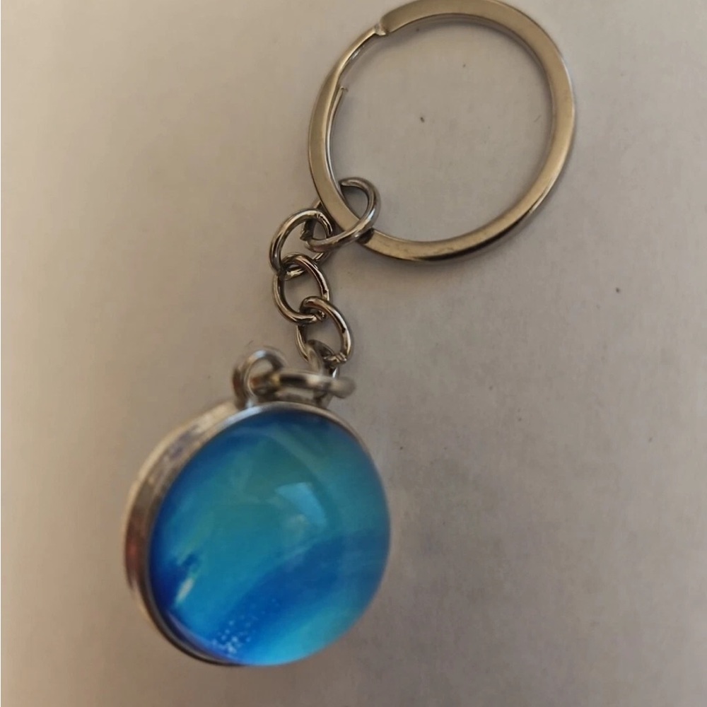 Neptune Planet Keychain - Picture 3 of 3